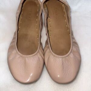 Tieks Blush Pink Patent Leather Ballet Flats Size 8